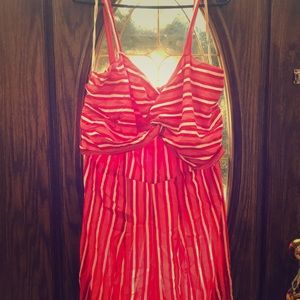 Red & white Jumpsuit